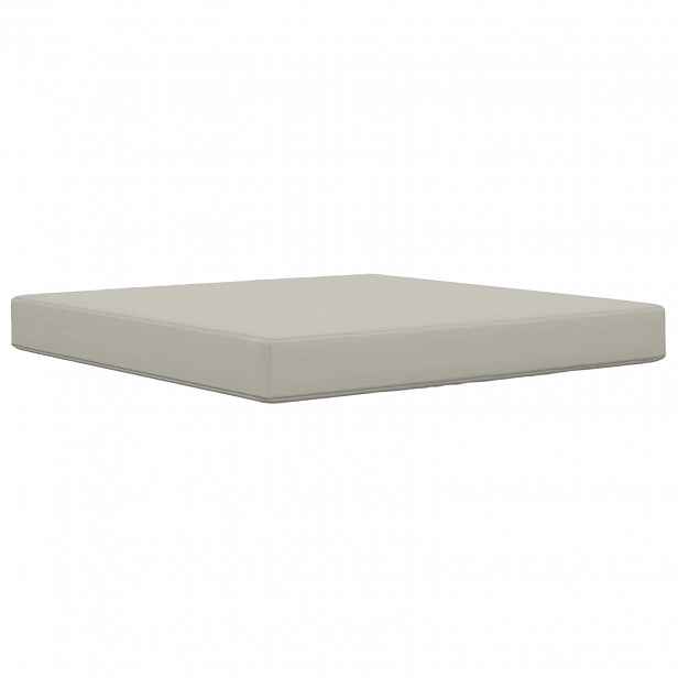 vidaXL Venkovní polštář na pohovku Polyester Šedá 80 x 80 cm