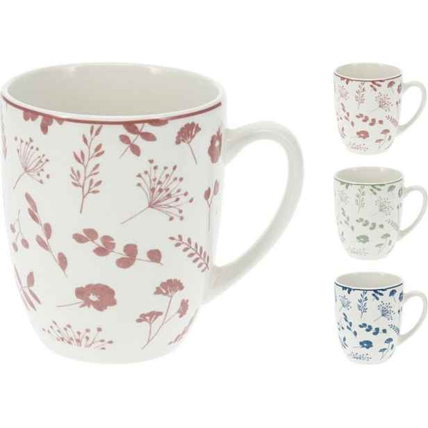 hrnek 350ml, KVÍTÍ, mix barev, porcelán
