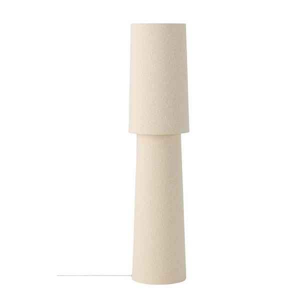 Krémová stojací lampa z materiálu bouclé (výška 119 cm) Philo – Ellos Home