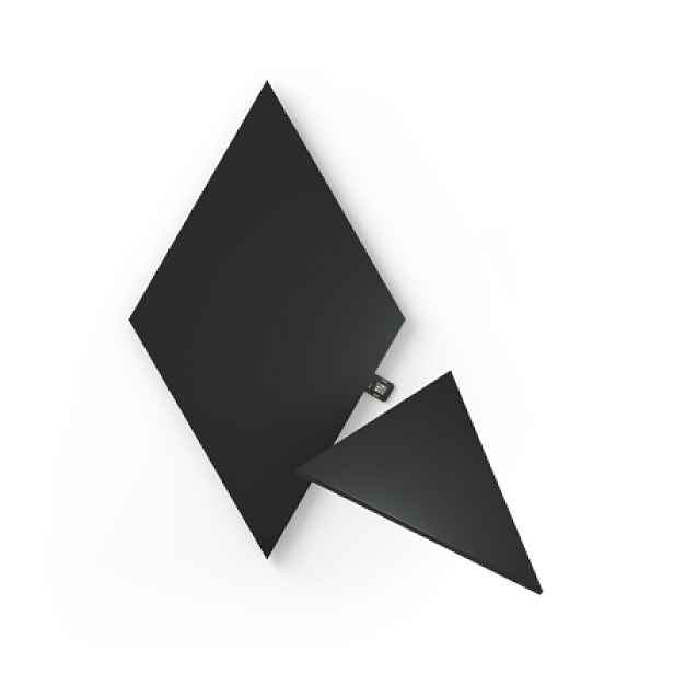 Nanoleaf Shapes Black Mini Triangles Expansion Pack (10 světelných panelů)
