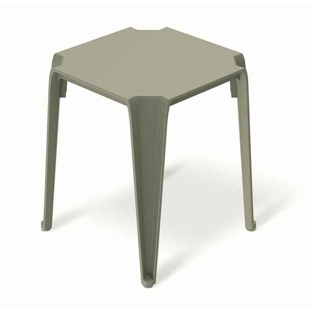 Prosperplast Zahradní odkládací stolek LOTTIES 39,6x39,6x46,5 cm zelený