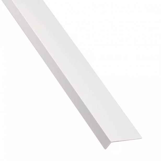 Rohový Profil Samolepící  PVC Bílý Mat 19,5x7,5x1000