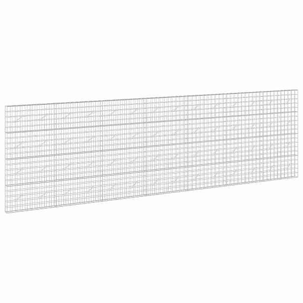 vidaXL Gabion s drátem 5 mm a síťkou 10x10 cm 700x10x200 cm