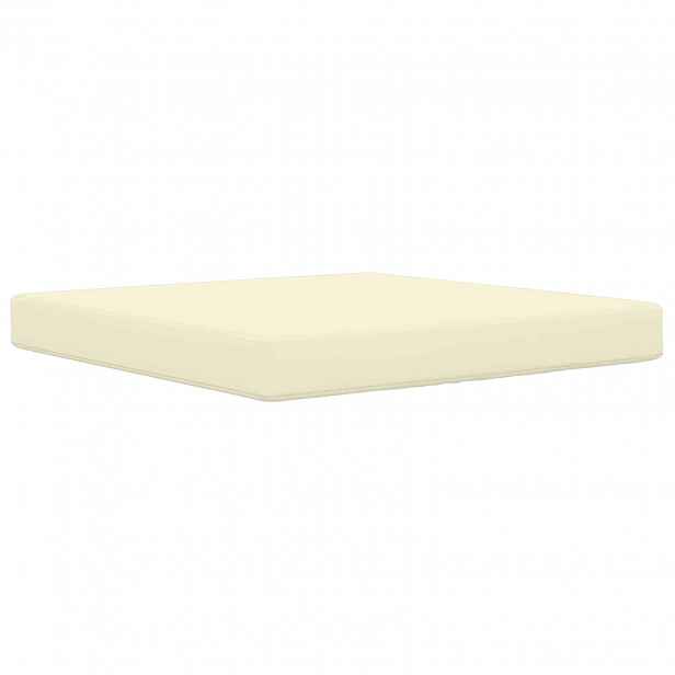 vidaXL Venkovní polštář na pohovku Polyester Krémová 80 x 80 cm