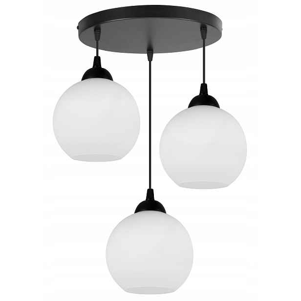 Závěsné Stropní Svítidlo Lustr Trojité Skleněné Koule Do Kuchyně Obývacího Pokoje Loft