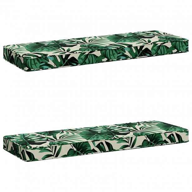 vidaXL Sady polštářů na lavici (2 kusy) VUGHT 2 pcs 100% polyester