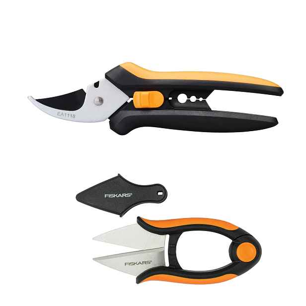 Fiskars Zahradní sada Zahradní nůžky na stříhání květů větviček Nůžky na bylinky