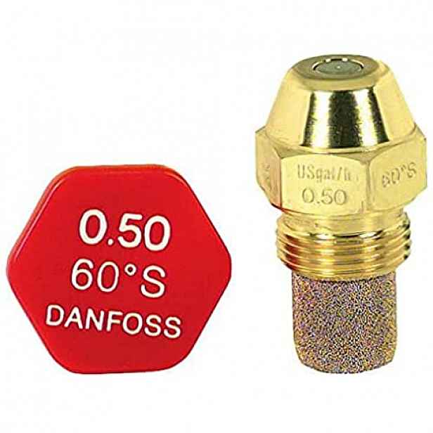 Tryska Danfoss pro olejové hořáky 0,50 USgal/h 60°S 1,87 kg/h