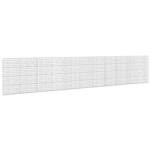 vidaXL Gabion s drátem 5 mm a síťkou 10x10 cm 1100x20x200 cm