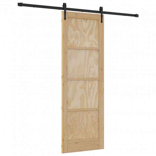 vidaXL Posuvné dveře ORKDAL 73,5 x 211 cm Masivní borovicové dřevo