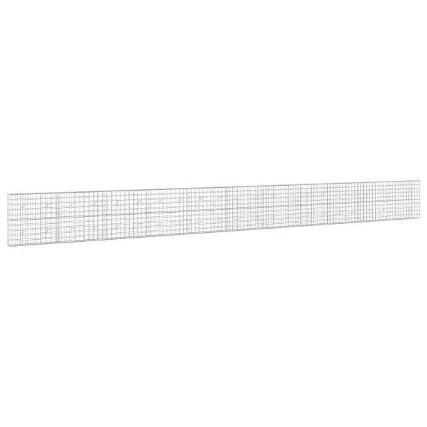 vidaXL Gabion s drátem 5 mm a síťkou 10x10 cm 1100x20x100 cm