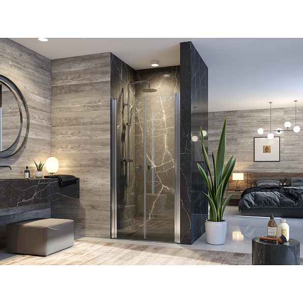 Glass B2 85 sprchové dveře do niky dvoukřídlé 82-86cm