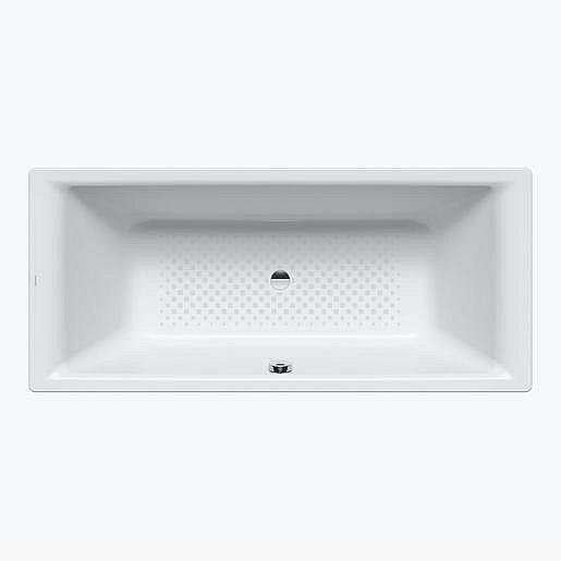 Obdélníková vana Kaldewei Puro Duo 180x80 cm smaltovaná ocel celoplošný Antislip alpská bílá 266434010001