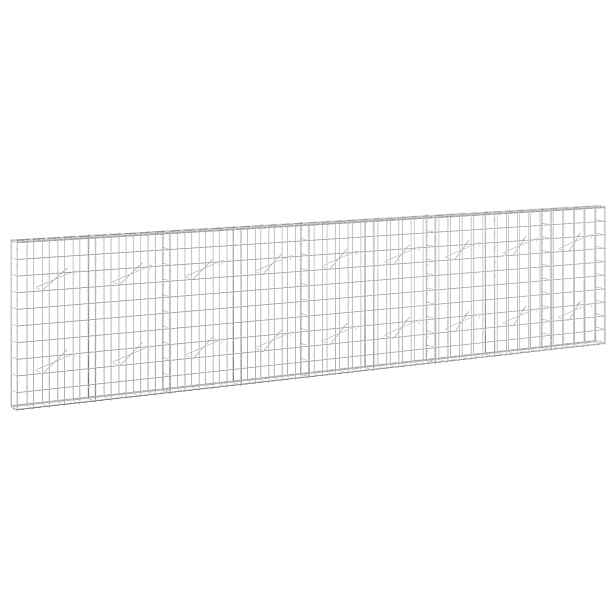 vidaXL Gabion s drátem 5 mm a síťkou 10x10 cm 450x10x100 cm
