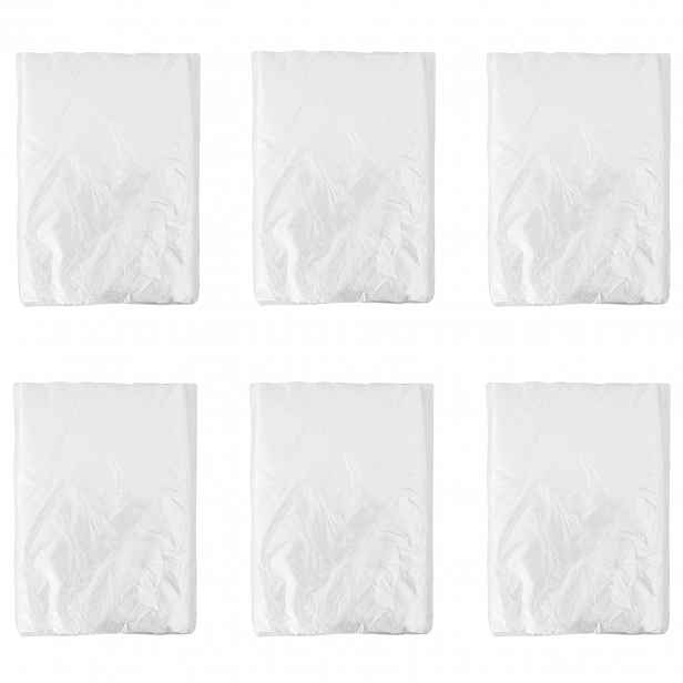 vidaXL Prachová plachta 6 ks Transparentní 400 x 500 cm HDPE
