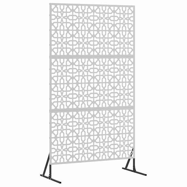 vidaXL Obrazovka pro soukromí 100 x 50 x 180 cm Pozinkovaná ocel