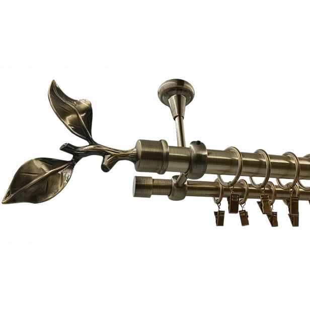 Garnýž 25+19 mm Zlato Antik 300 Větvička