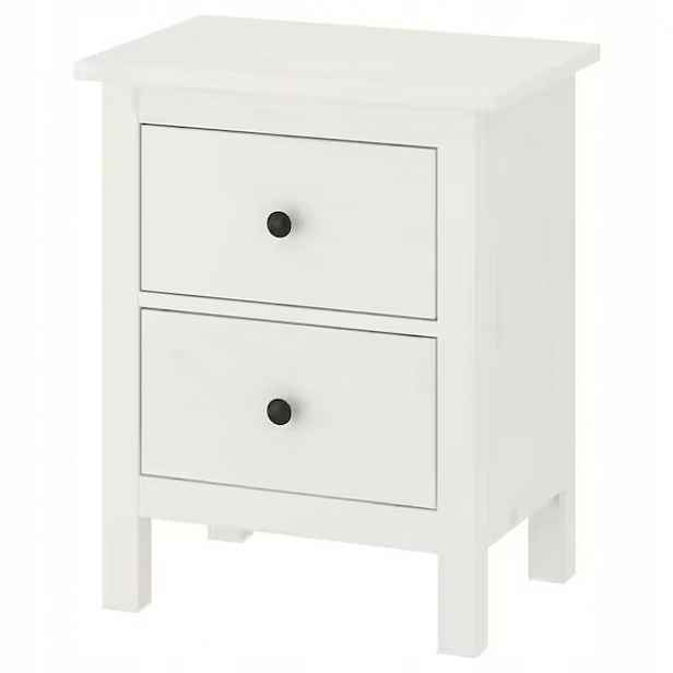 Ikea Hemnes Komoda 2 zásuvky, bílá barva 54x66 cm