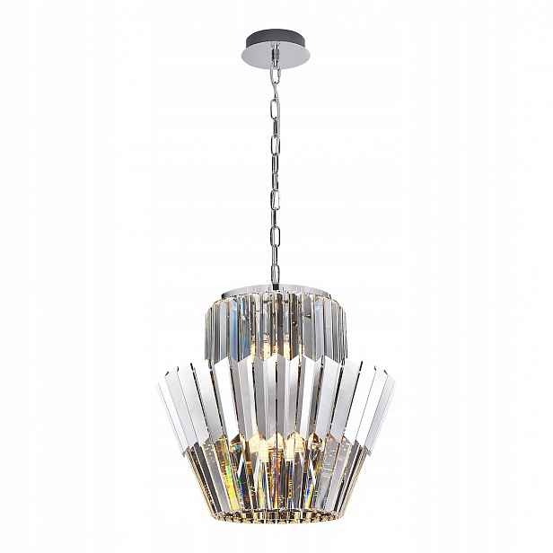 MiLAGRO Lustr Donna Chrome 9Xe14 Lampa Osvětlení Interiéru Design