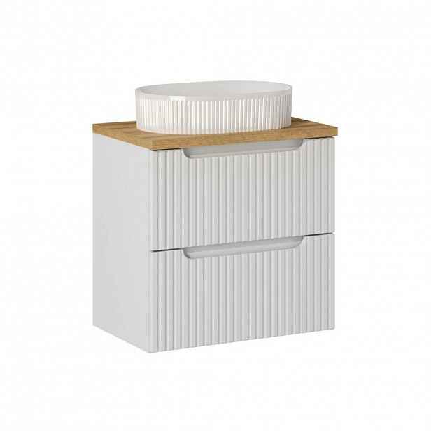 Petits-meubles UMYVADLO 60.4cm Riva Bílá a dřevo