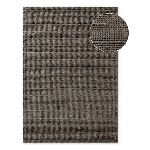 Tmavě šedý/tmavě hnědý ručně tkaný vlněný koberec 160x230 cm Camden Parker – Ted Baker