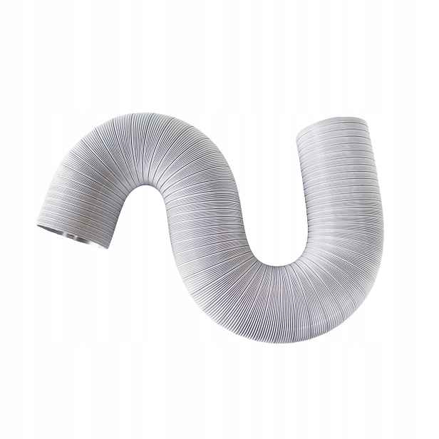 Trubka potrubí Spiro o průměru 180 mm, bílý hliník, 2,7 m