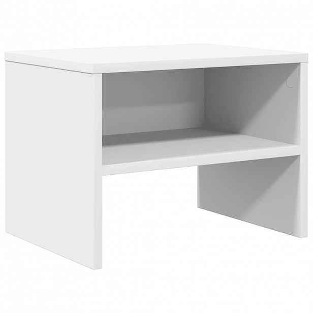 vidaXL Noční stolek bílý 40 x 30 x 30 cm kompozitní dřevo