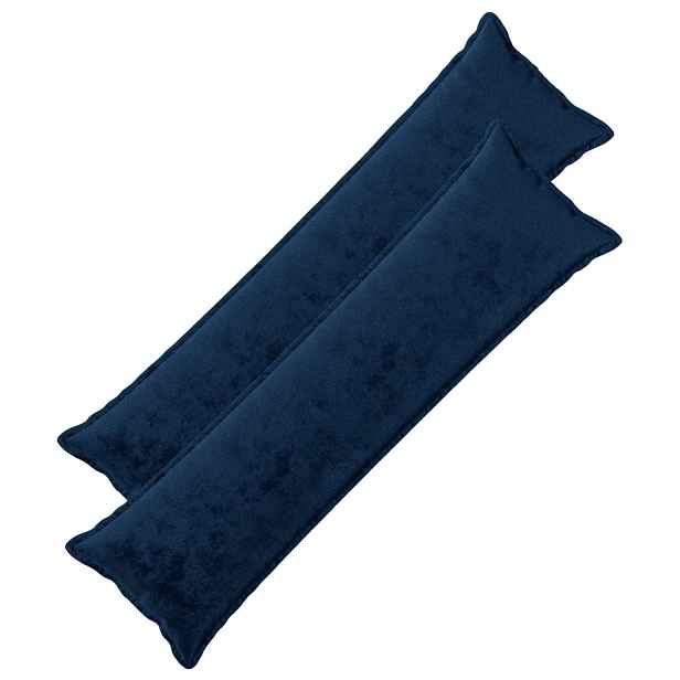 vidaXL Odhazovací polštář 2 ks HOUTEN Námořnická modrá 40 x 145 cm