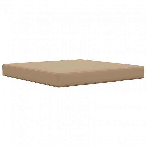 vidaXL Venkovní polštář na pohovku Polyester Taupe 80 x 80 cm