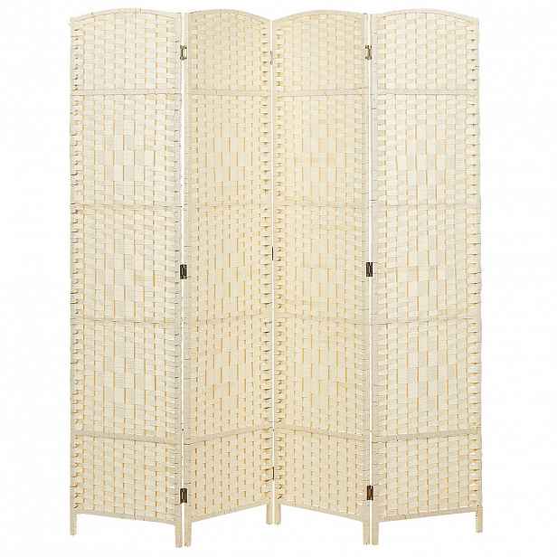 Beliani DĚLICÍ PANEL 4-dílná Světle béžový 163/170 cm Lappago