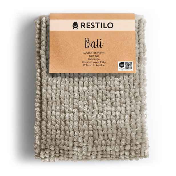 Béžová koupelnová předložka 50x70 cm Bati – Restilo