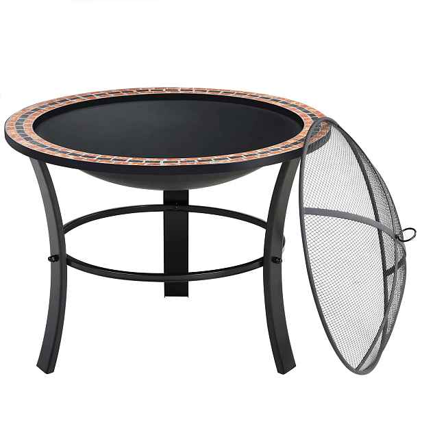 DB Garden Zahradní ohniště Watson 76 cm černé
