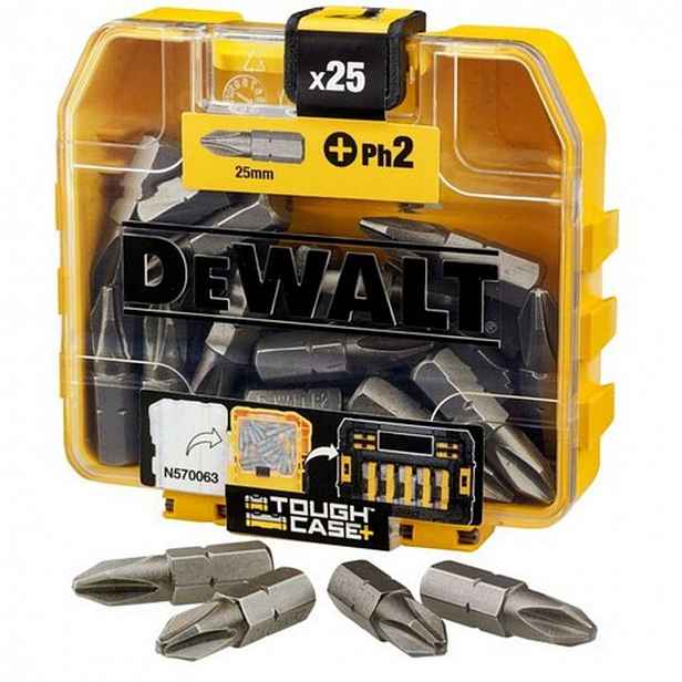 DeWALT - Sada bitů PH2, 25 ks DT71522