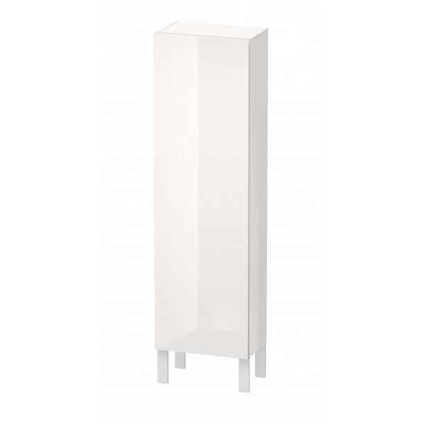 Duravit L-Cube - Skříňka vysoká 132x40x24 cm, pravá, lesklá bílá LC1168R2222