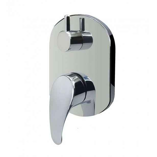 Mereo Sonáta - Baterie pod omítku, pro 2 spotřebiče, s tělesem, chrom CB60106B
