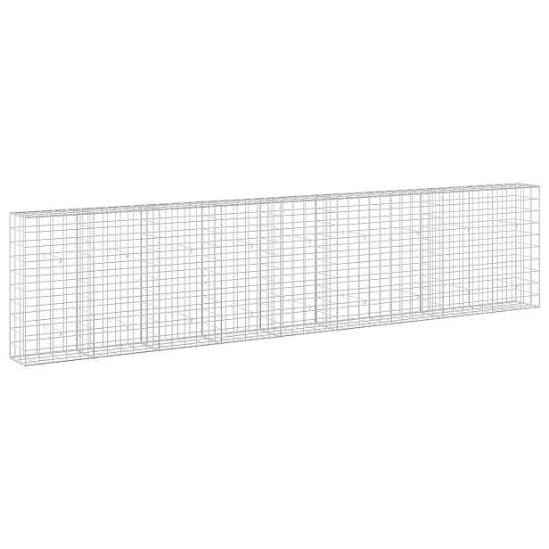 vidaXL Gabion s drátem 5 mm a síťkou 10x10 cm 450x30x100 cm