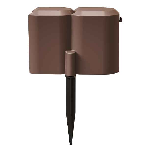Prosperplast Zahradní palisáda ANTISNAIL 190 cm hnědá