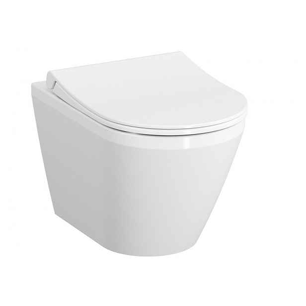 WC závěsné Vitra Integra Rim-Ex včetně sedátka se soft close, zadní odpad 7041-003-6285