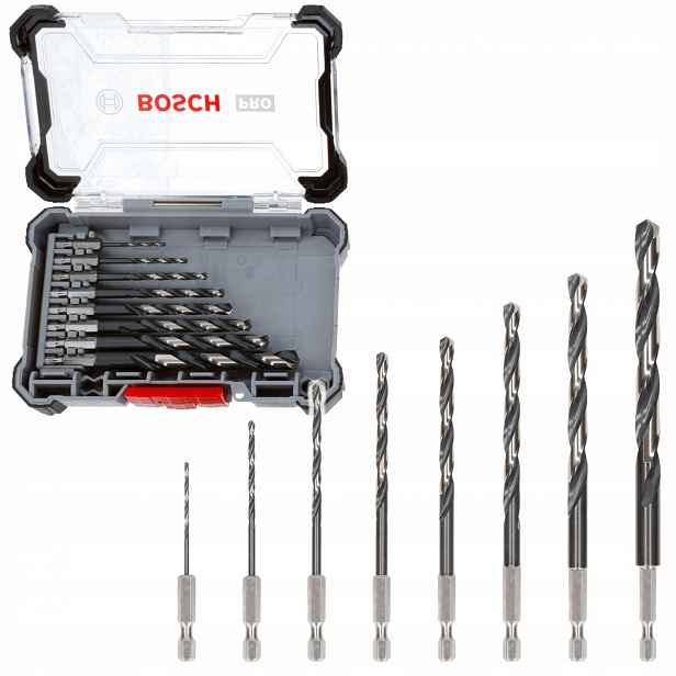 Sada 8 Vrtáků Do Oceli Impact Control V Kazetě Bosch