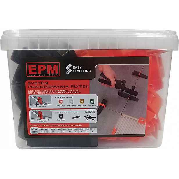 Systém Pokládání Dlaždic Easy Leveling 50 Klin+ 100 Klip 1 MM