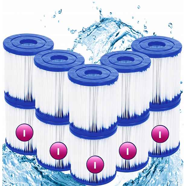 10 x Filtr Do Bazénu Čerpadla Bestway Filtrační Vložka 58093 Typ I