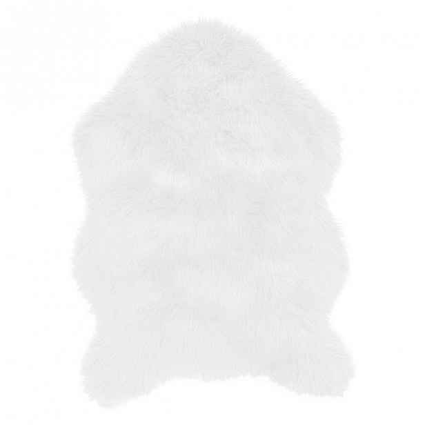 Bílá umělá kožešina Tiseco Home Studio Sheepskin, 60 x 90 cm