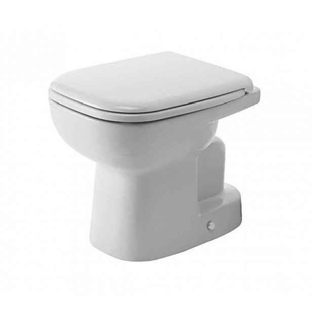Duravit D-Code - Stojící WC, spodní odpad, bílá 21100100002