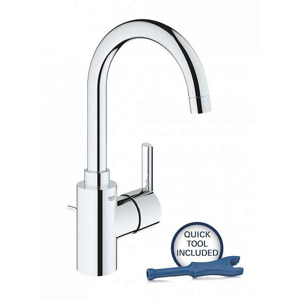 Grohe Feel - Umyvadlová baterie s výpustí, chrom 32723001