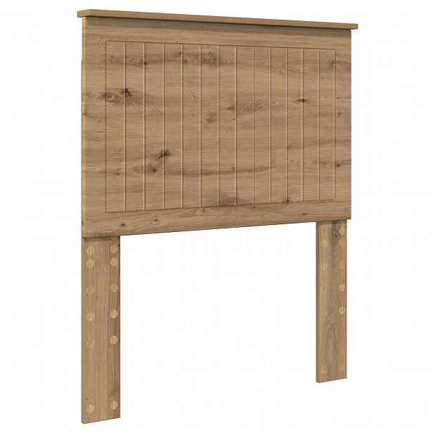 vidaXL Čelo postele Artisanový dub Kompozitní dřevo