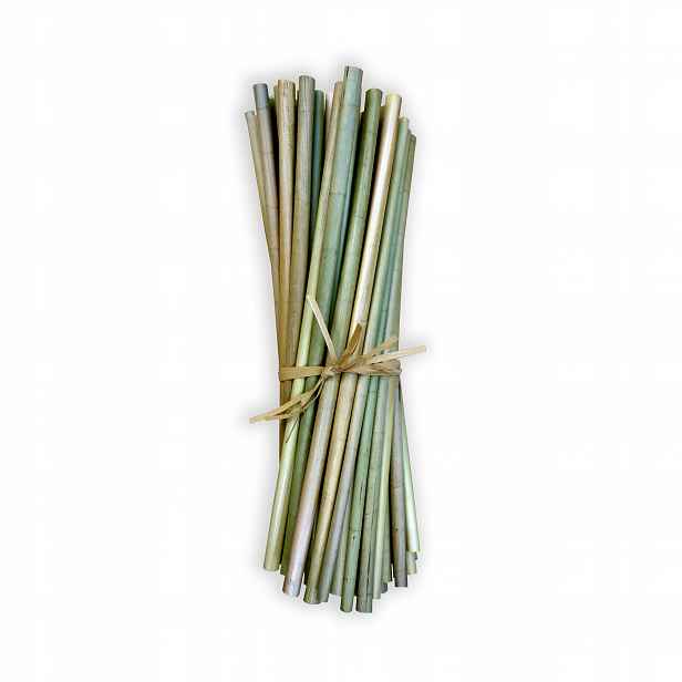 Brčka z trávy, biologicky rozložitelné, průměr 4,5-6,5 mm, 20 cm, 500 ks