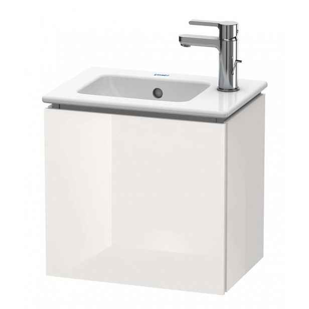 Duravit L-Cube - Umyvadlová skříňka 40x42x29 cm, levá, 1 dvířka, lesklá bílá LC6272L2222