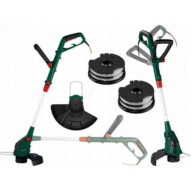 Elektrický vyžínač Parkside Výkonná křovinořez C6 550 W Set 2 Cívky
