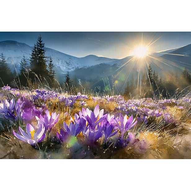 Fototapeta Flizelina Hory Polska Tatry Zakopane Krokusy 416x290 130g