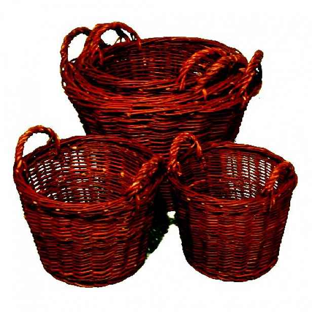Koš proutěný 60cm, neloupané proutí MA331010